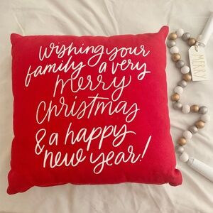 Christmas Decor Bundle - Pillow and garland